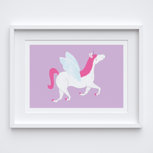 Load image into Gallery viewer, Happy Unicorn Art Print