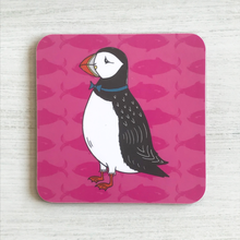 Load image into Gallery viewer, Perky Puffin Coaster