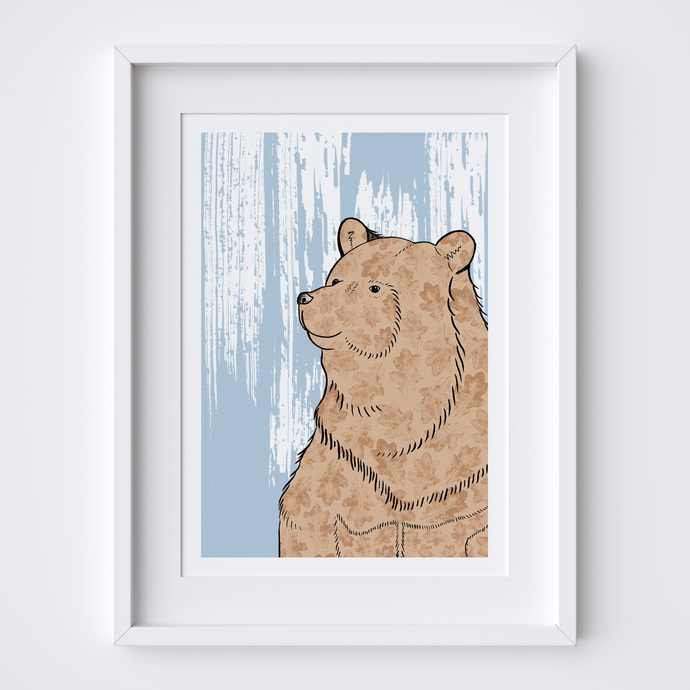 Stately Bear Art Print