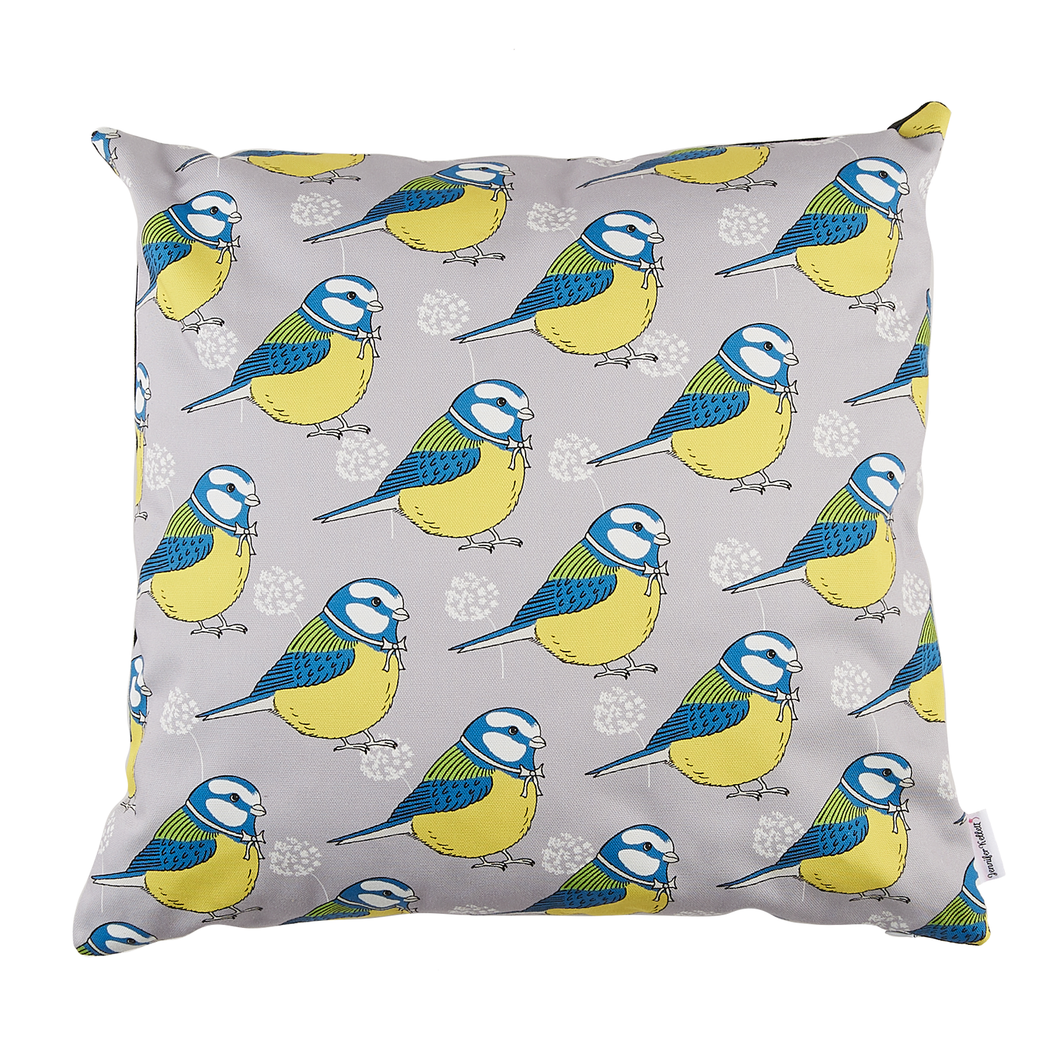 Little Blue Tit Cushion Cover