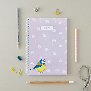 Little Blue Tit A5 Notebook