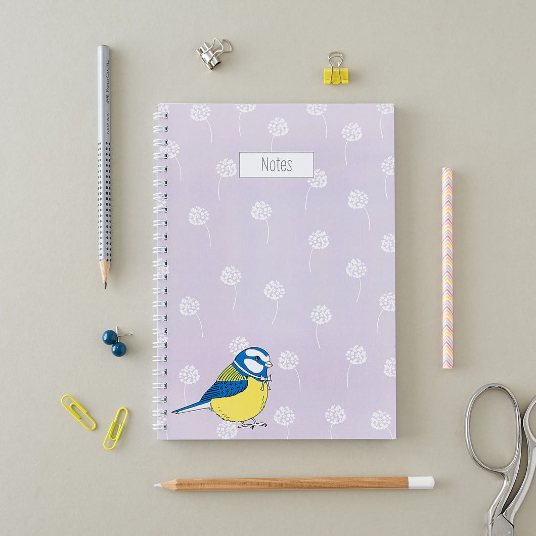 Little Blue Tit A5 Notebook
