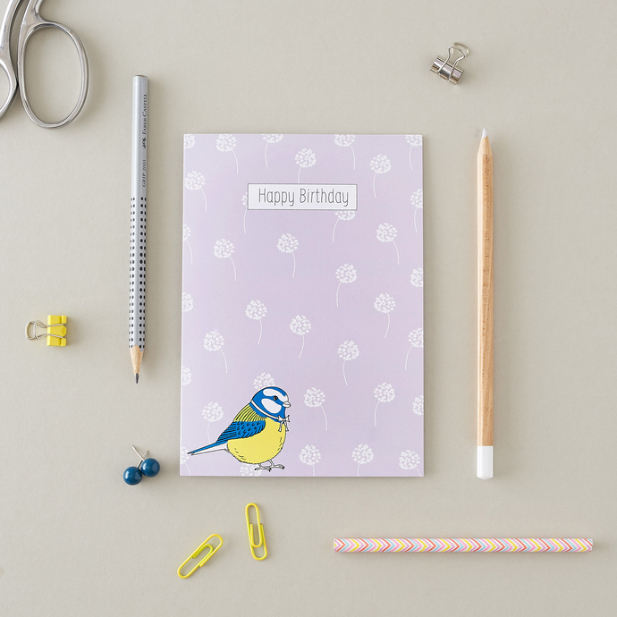 Little Blue Tit Birthday Card