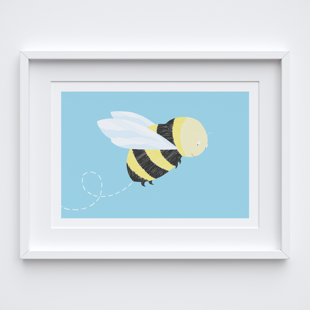 Buzzy Bee Art Print