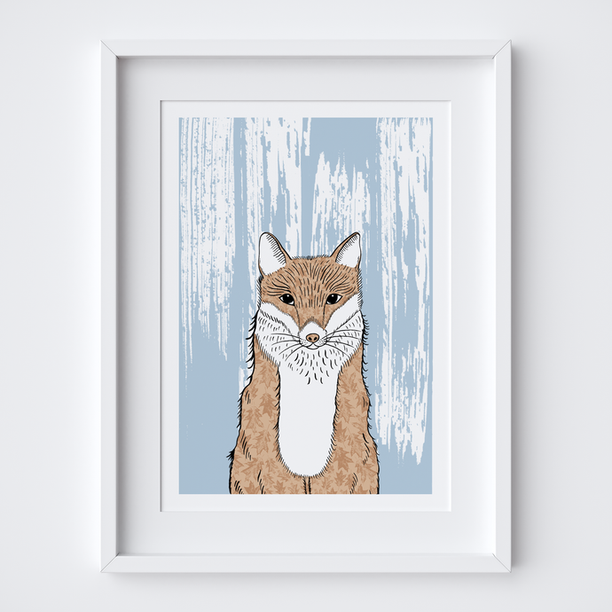 Curious Fox Art Print