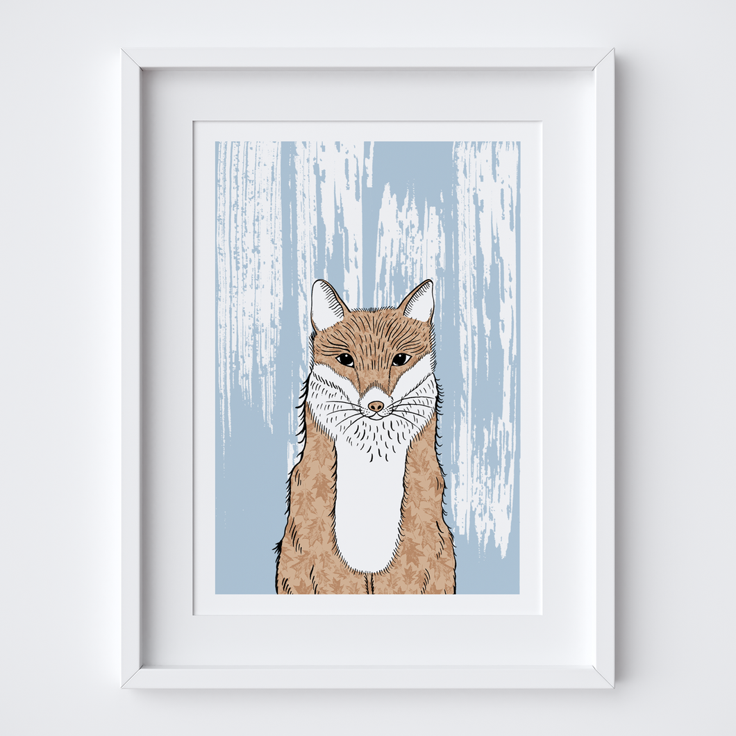 Curious Fox Art Print