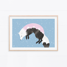 Load image into Gallery viewer, Jumping Fox Art Print