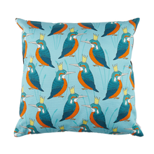 Load image into Gallery viewer, Royal Kingfisher Cushion Cover