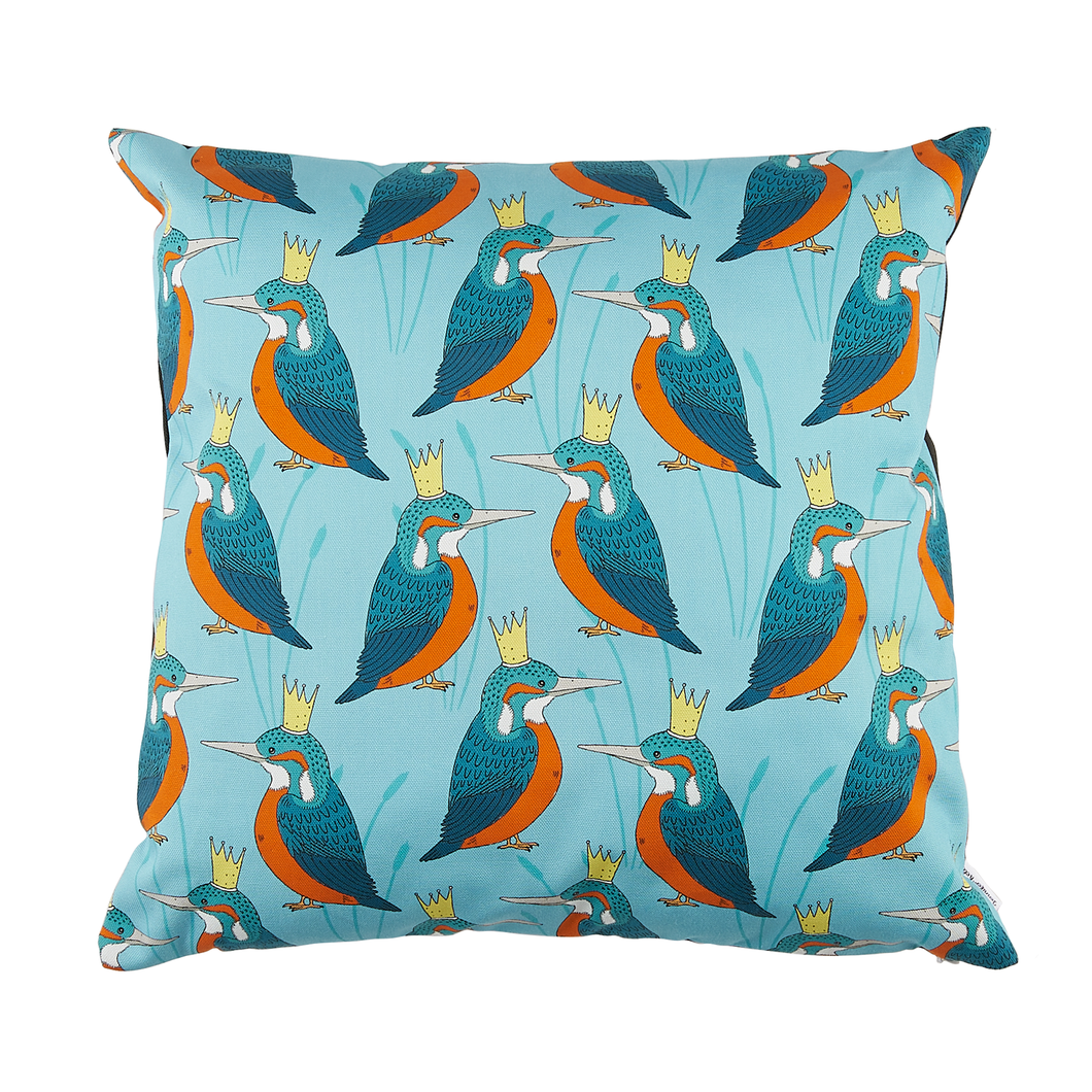 Royal Kingfisher Cushion Cover