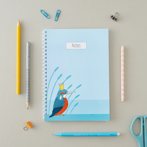 Royal Kingfisher A5 Notebook
