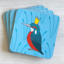 Load image into Gallery viewer, Royal Kingfisher Coaster