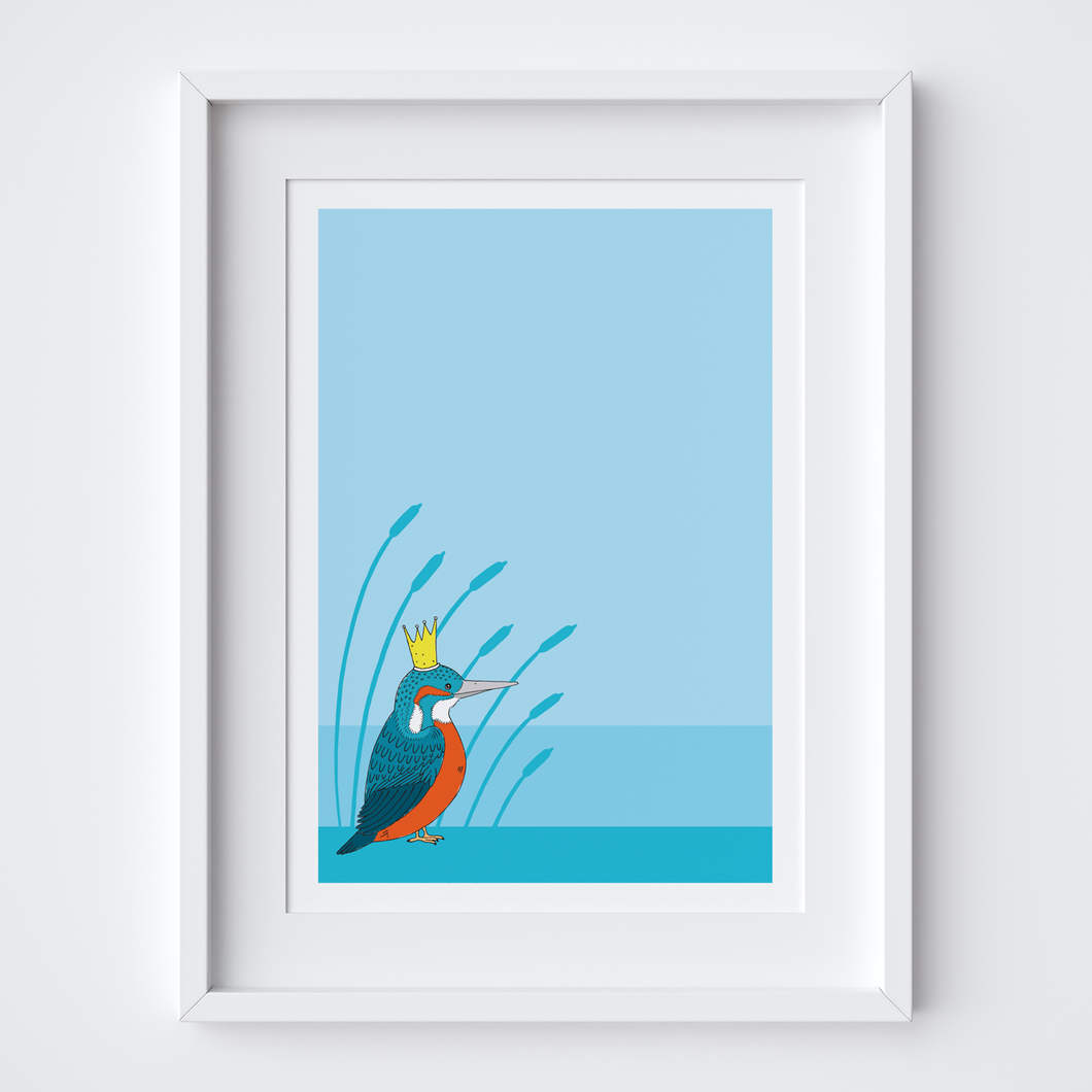 Royal Kingfisher Art Print