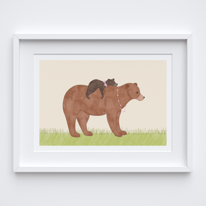 Mama Bear Art Print