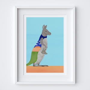 Mama Roo Art Print