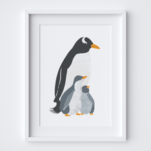 Load image into Gallery viewer, Penguin Mama Art Print