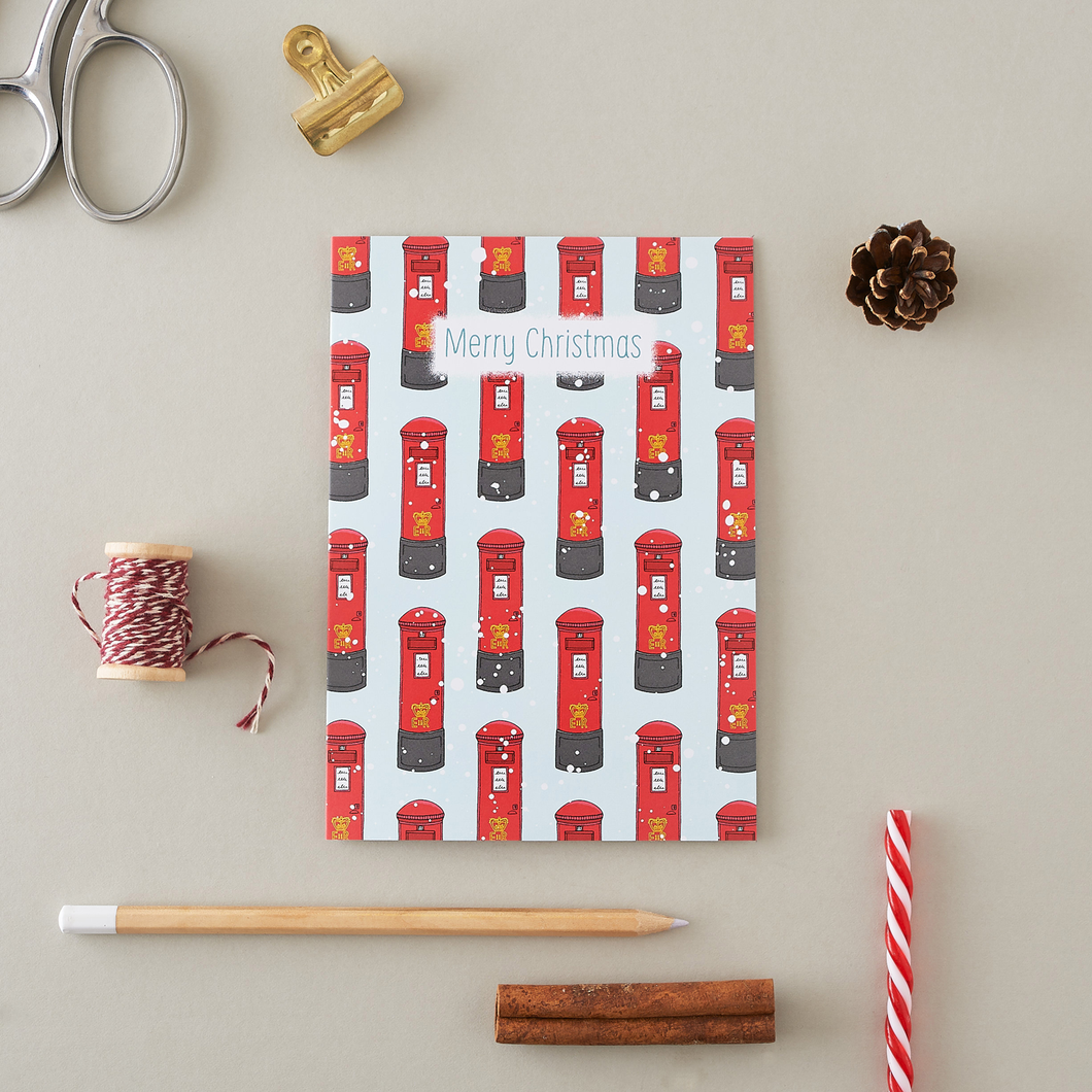 Post Box Christmas Card