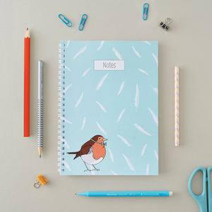 Dapper Robin A5 Notebook