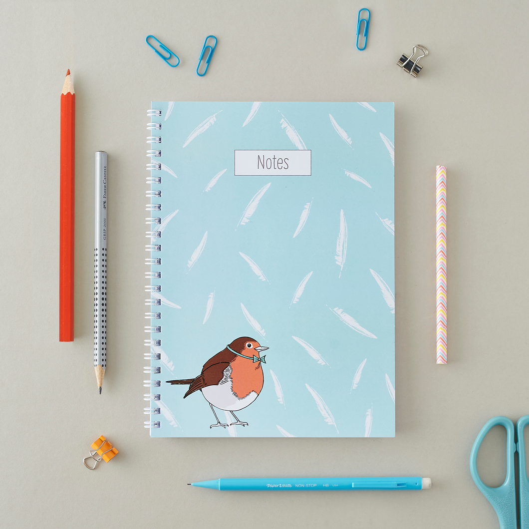 Dapper Robin A5 Notebook