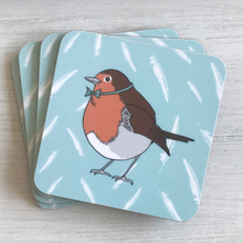 Load image into Gallery viewer, Dapper Robin Coaster