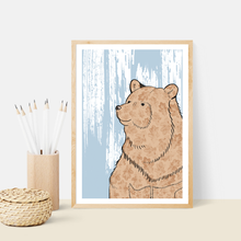 Load image into Gallery viewer, Stately Bear Art Print