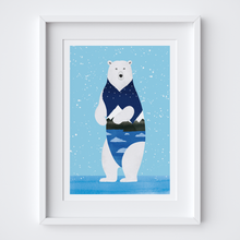 Load image into Gallery viewer, Wandering Bear Art Print