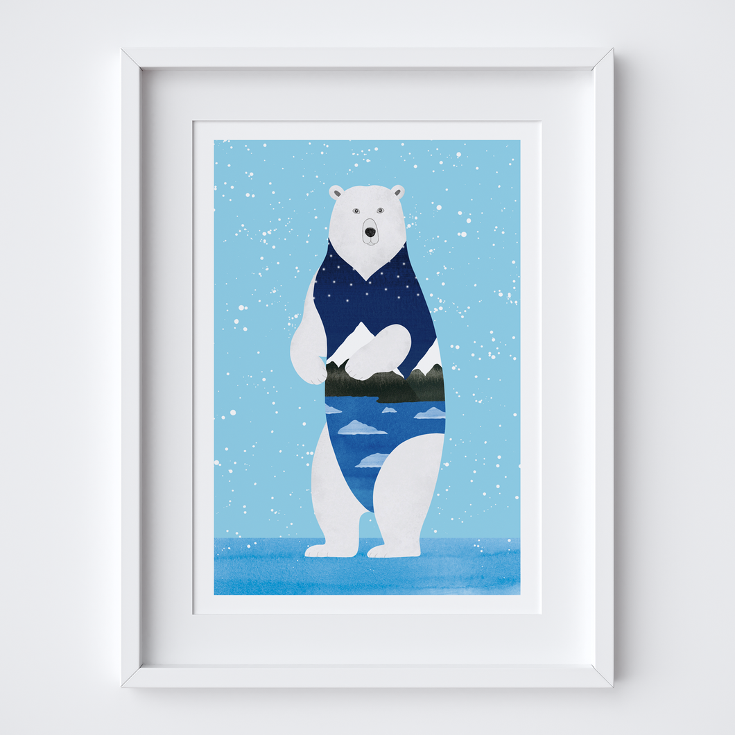 Wandering Bear Art Print